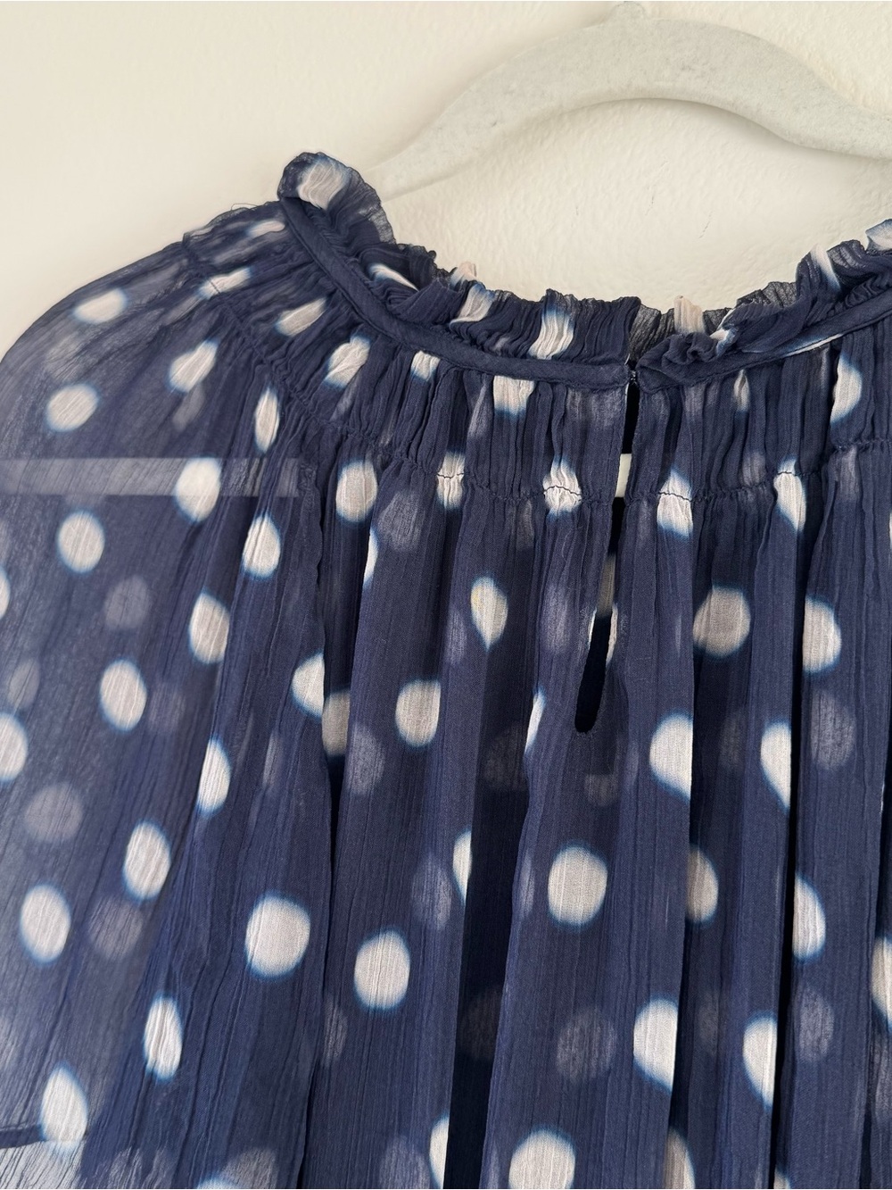 J.Crew Crinkle Chiffon Smocked Top - Picture 9 of 12